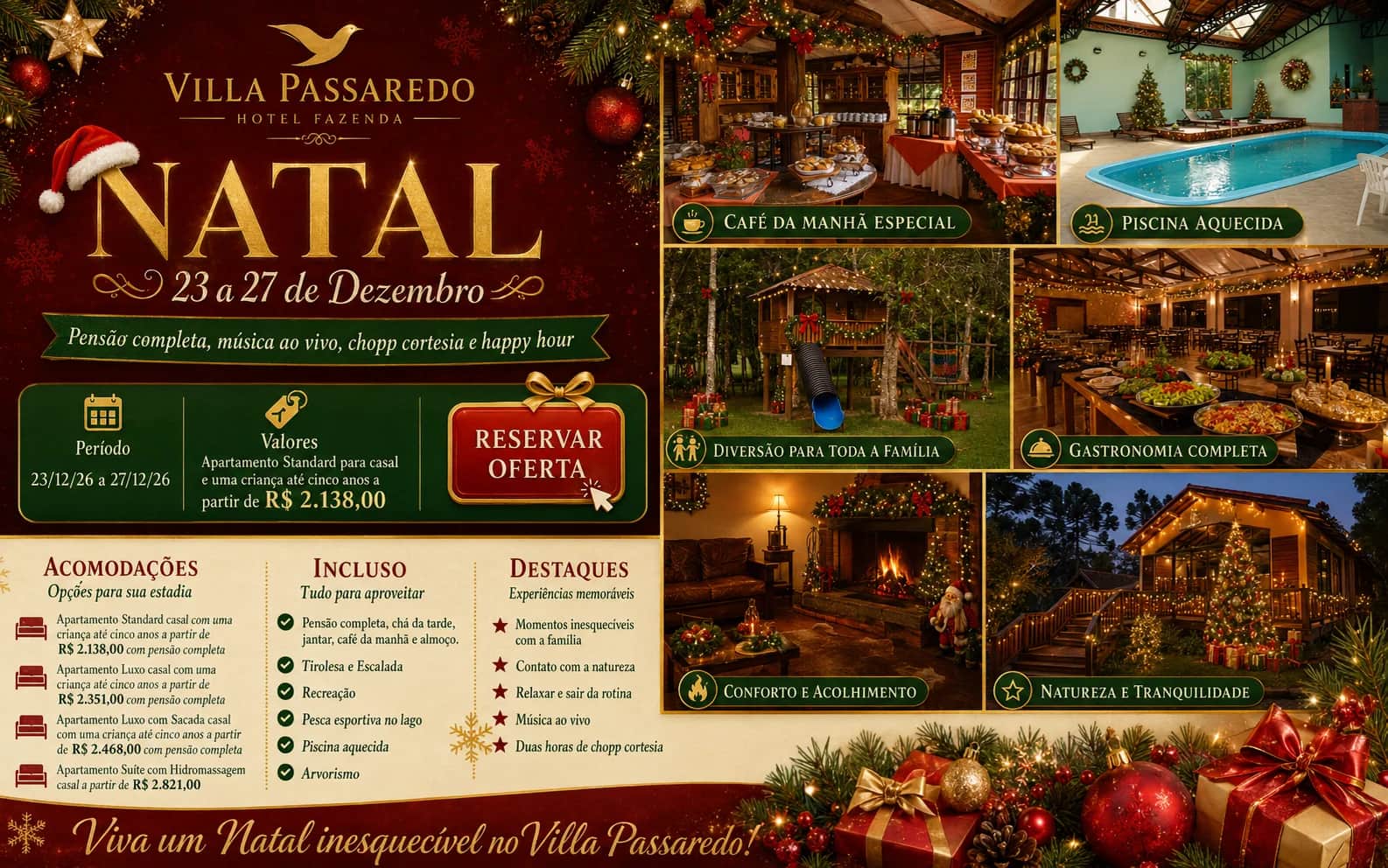 NATAL  -  23 a 27 de Dezembro