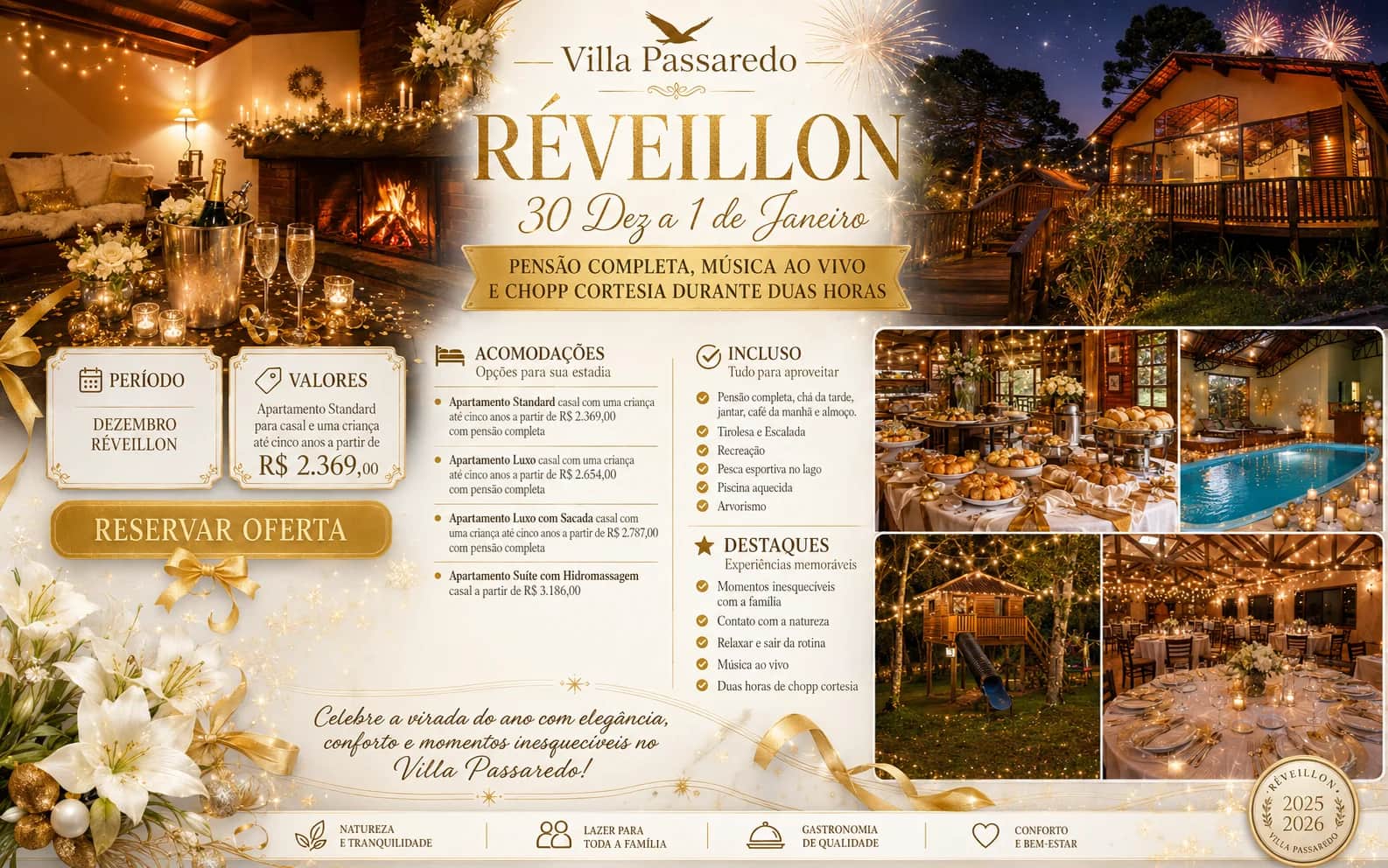 REVELLION - 30 Dez a 1 de Janeiro